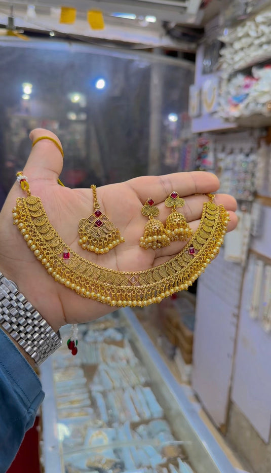 Rajwari necklace set (Ns301)