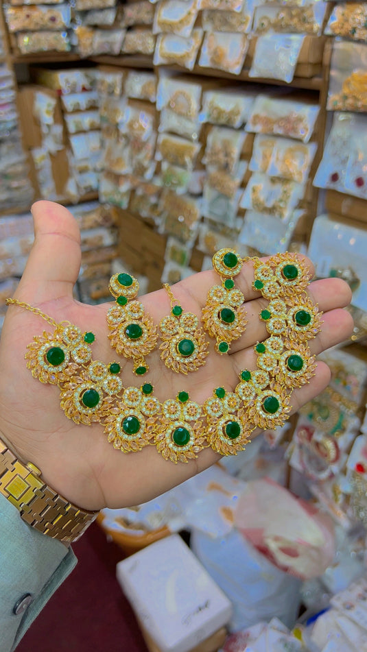 Zircone necklace set (Ns62)