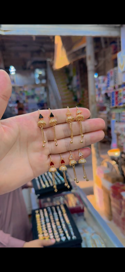One Carrat Kashmiri Jhumki(Er171)