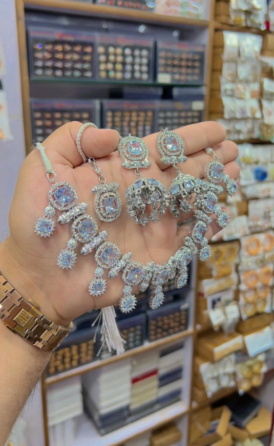 zircone necklace set (Ns164)