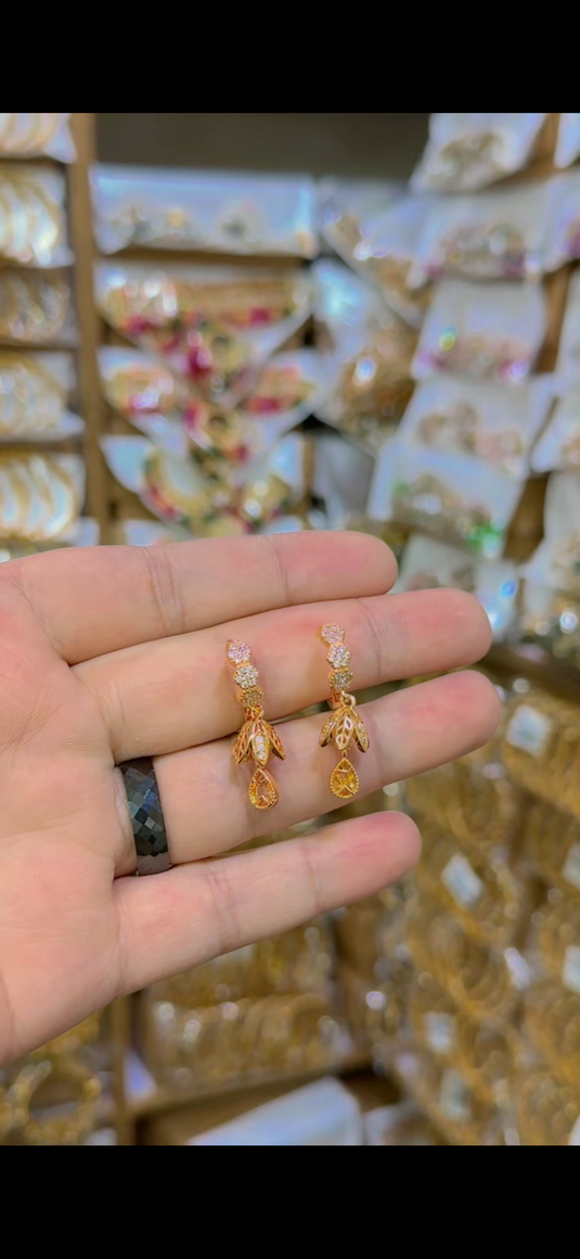 Gold plated Earrings(Db62)