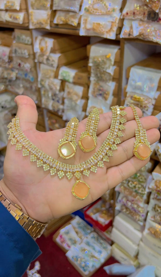 Zircone necklace set (Ns113)