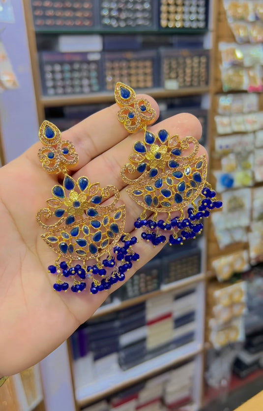 Zircone Sona polish earrings (Er96)