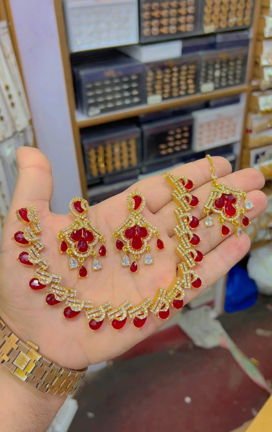 Zircone Necklace set (Ns143)