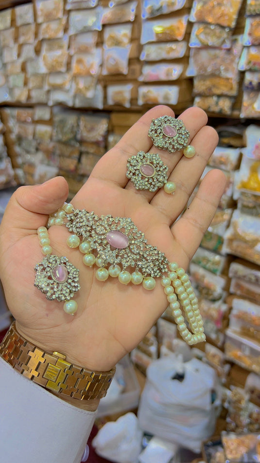 Zircone chokar set (Cs34)