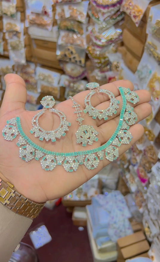 Zircone necklace set (Ns121)