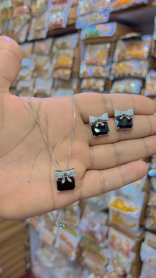 Ad zircone Locket set (Ls36)