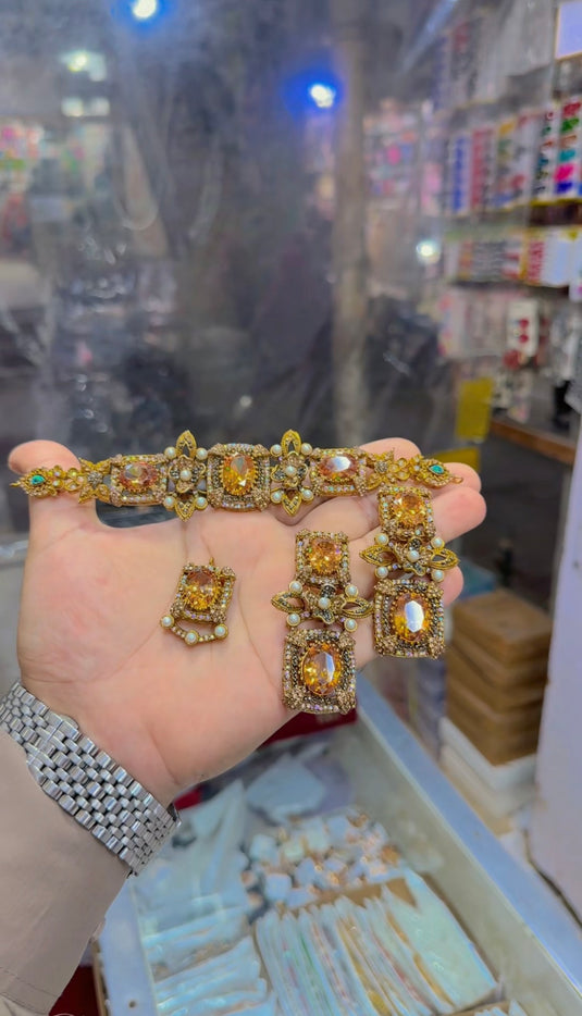 Turkish Full neck chokar set (Cs150) Very Good quality ❤️
