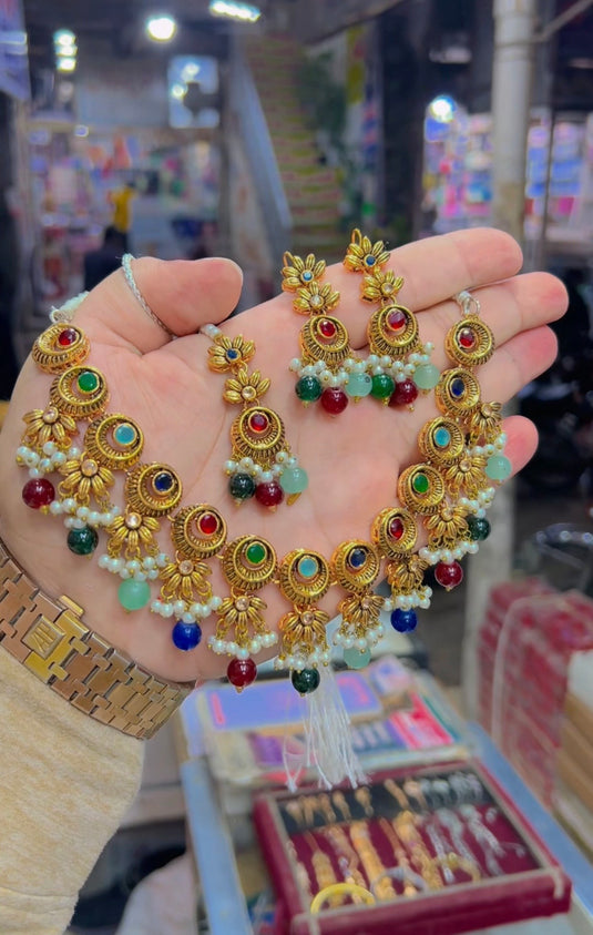 3d Turkish Necklace set (Ns168)