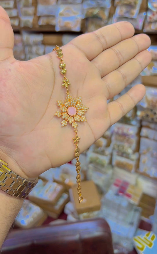 Gold plated breslate (Bs080)