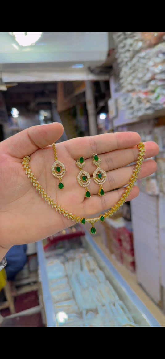 One Carrat AD Necklace set(Ns216)