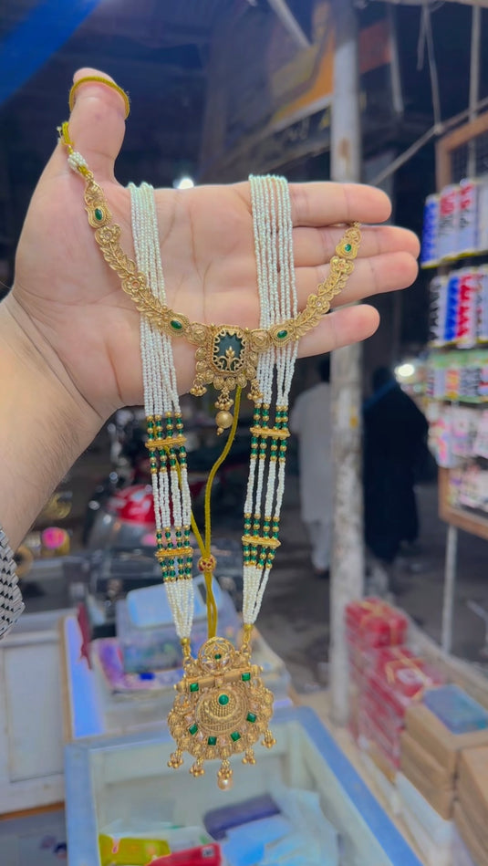 Rajwari mala set (Ns306) very premium quality ❤️