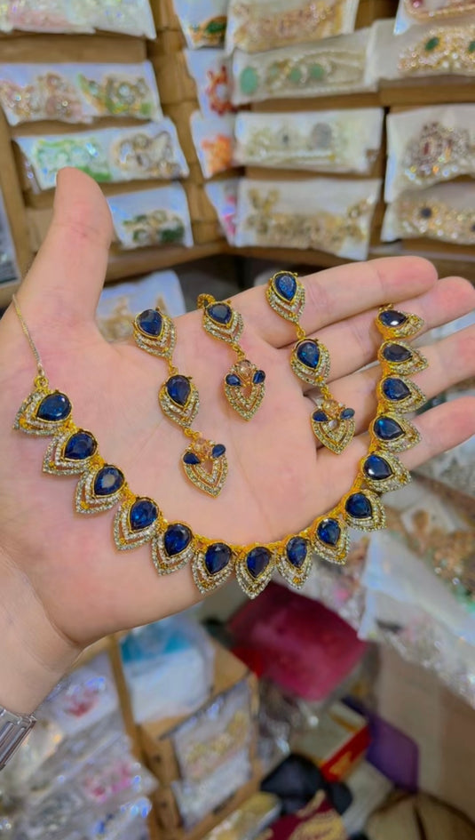 Zircone Necklace Set (Ns092)