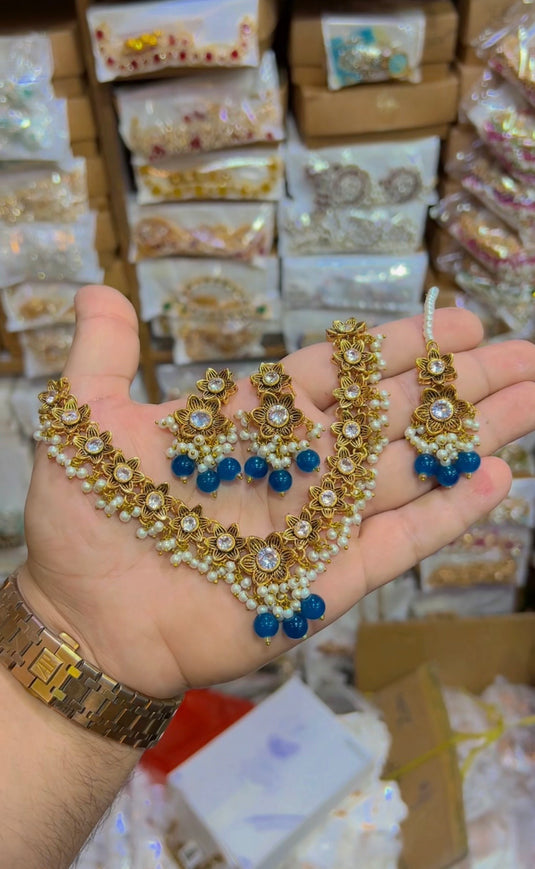 Rajwari style necklace set (Ns128)