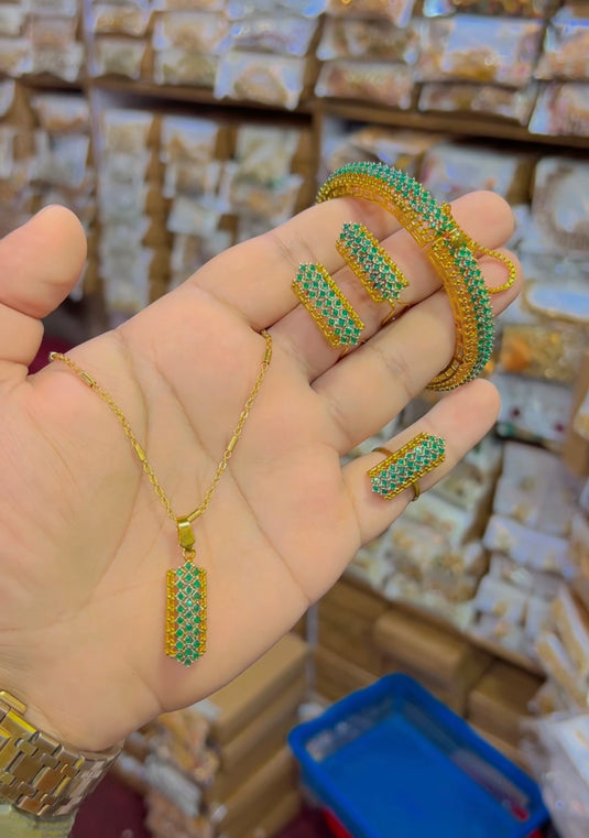 gold plated Combo set (Ls090)