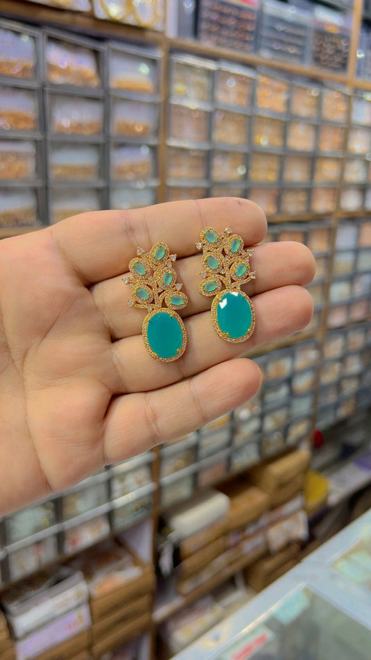 Ad zircone earrings (Er029)