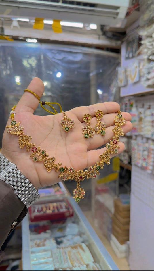Rajwari necklace set (Ns261)