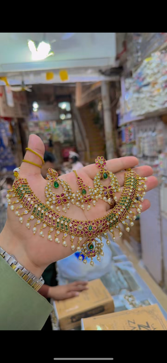 South Indian Necklace set(Ns336)