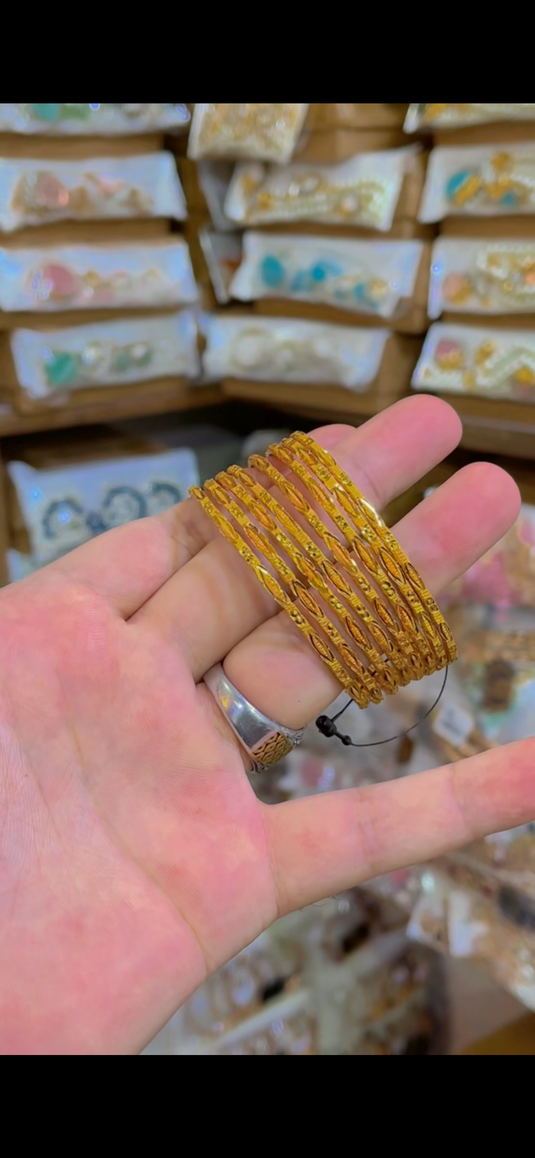 Gold plated Bangles(Bg132)