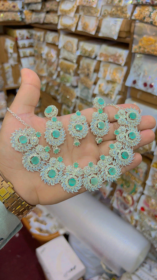 Zircone necklace set (Ns62)