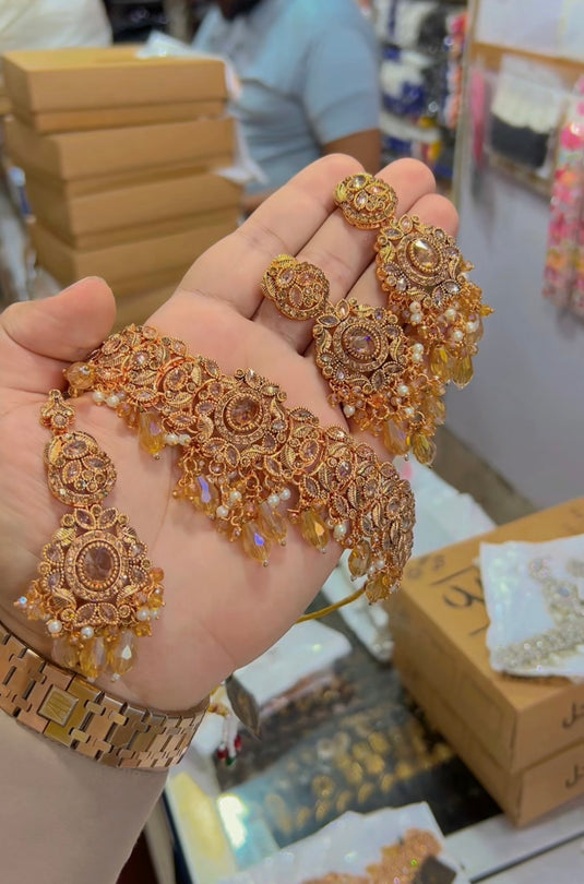 Zircone High quality chokar set (Cs69)