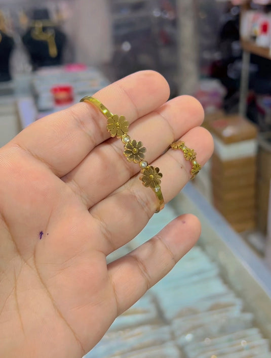 Steeliness steel handcuff +ring (Bs073)