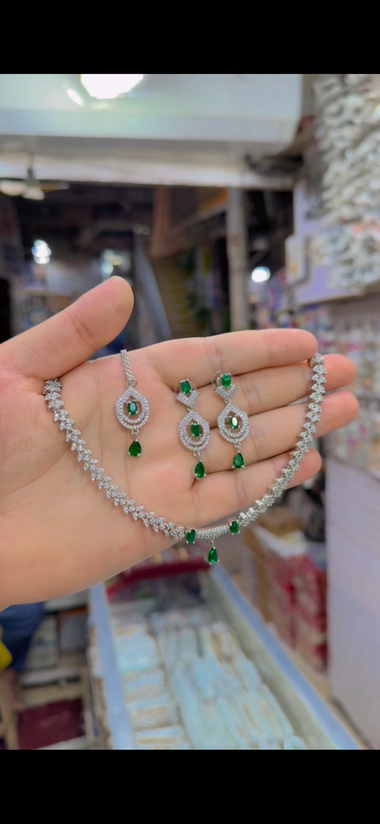 One Carrat AD Necklace set (Ns217)
