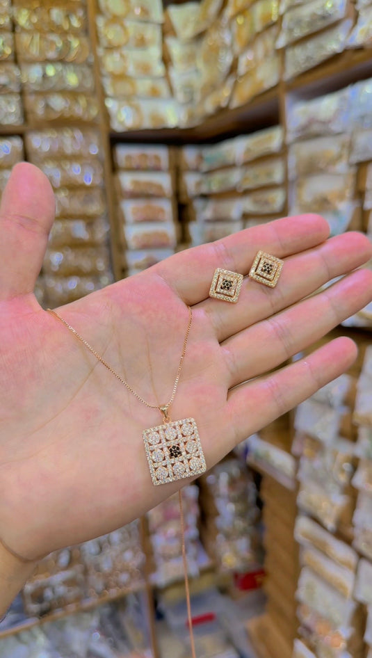 One Carrat Locket Set (Ls112)