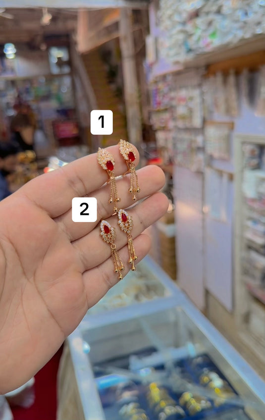 Gold plated earrings (Er78)