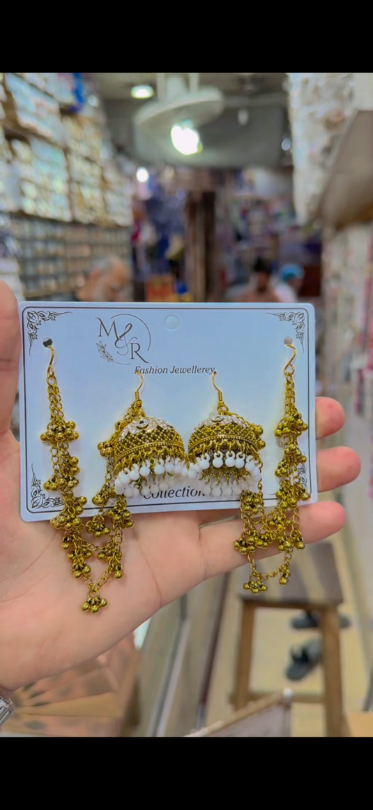 Kashmiri Sharay wali Jhumki (Er152)