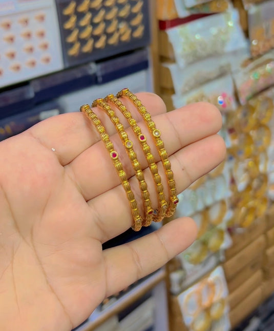 Rajwari 4 pc bangles (Bg114)