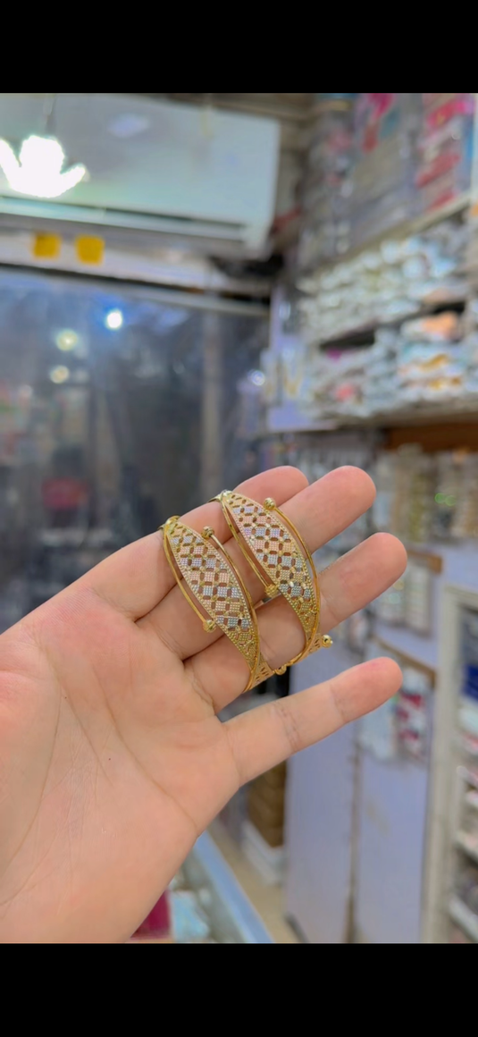 Real Gold plated bangles(Bg335)