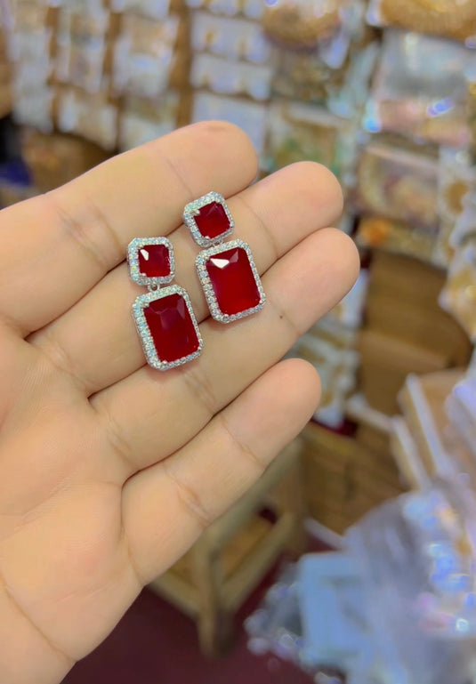 1 carat earrings (Er059)