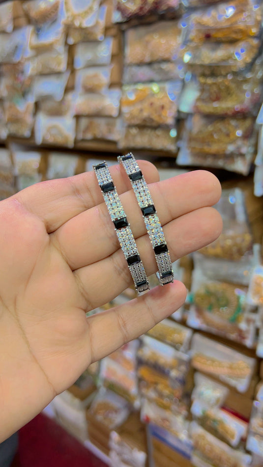 Ad zircone bangles (Bg041)
