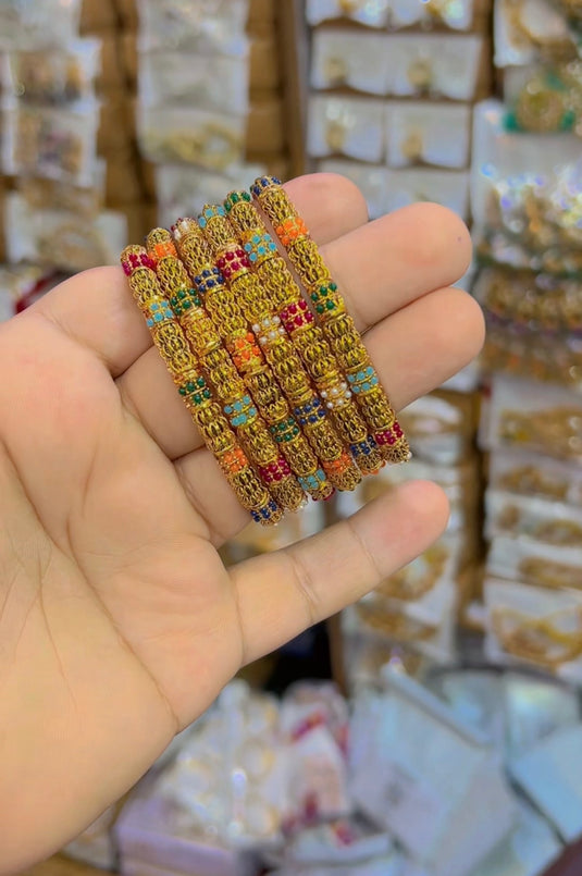 6 pc bangles set (Bg085)