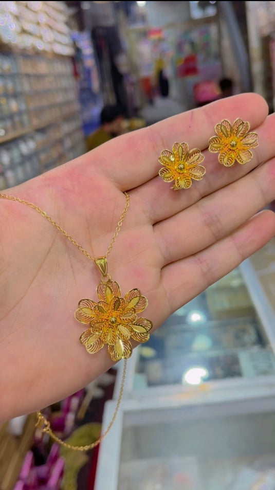 Gold plated Locket Set (Ls087)