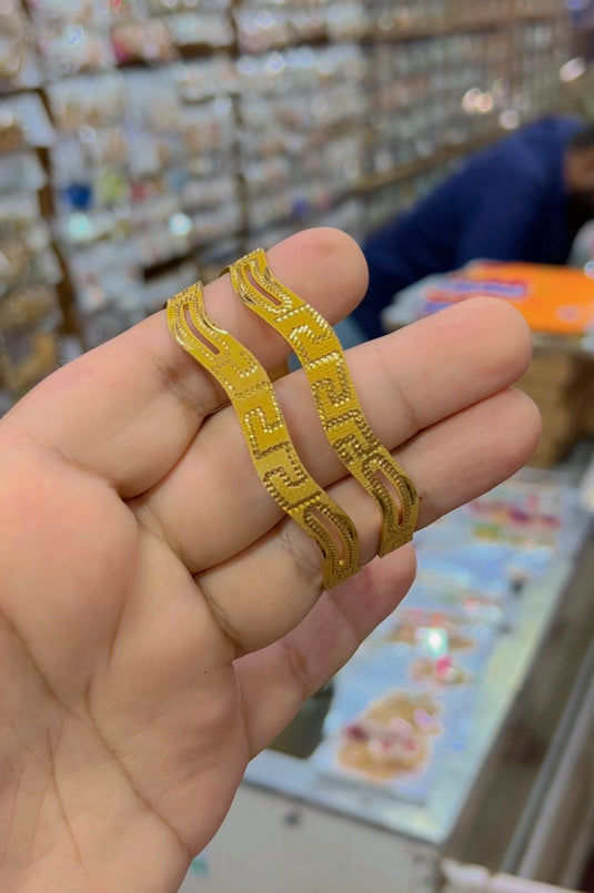Gold plated bangles (Bg080)
