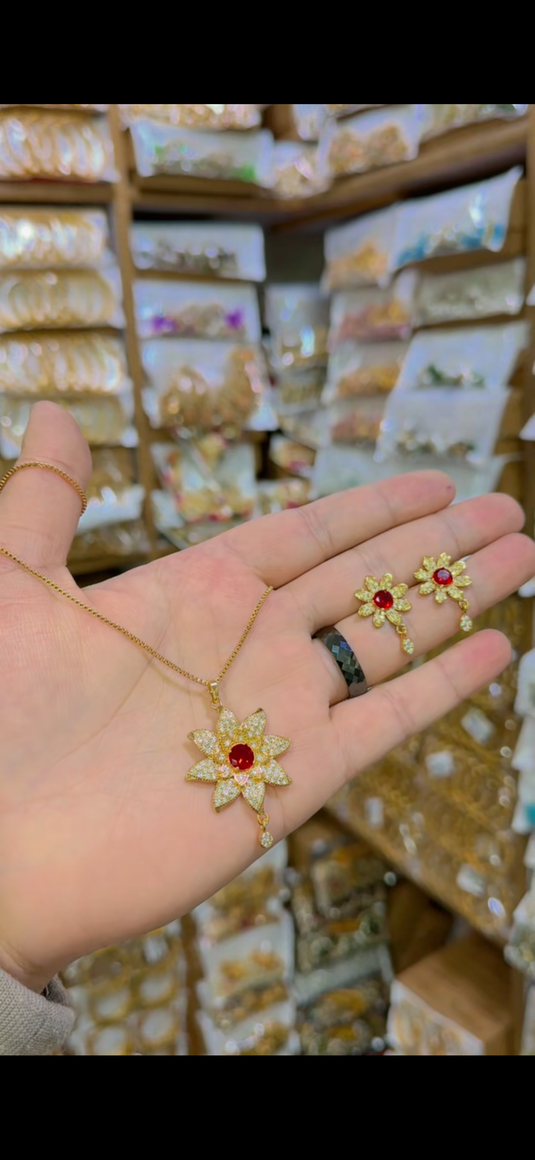 One Carrat Locket set(Ls160)