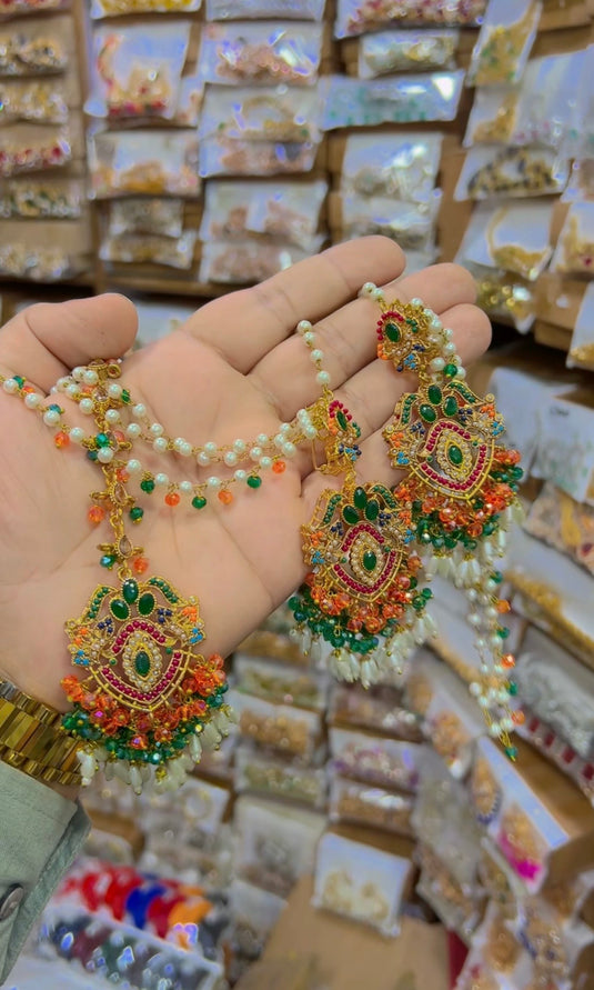 9 ratan Necklace set (Ns133)