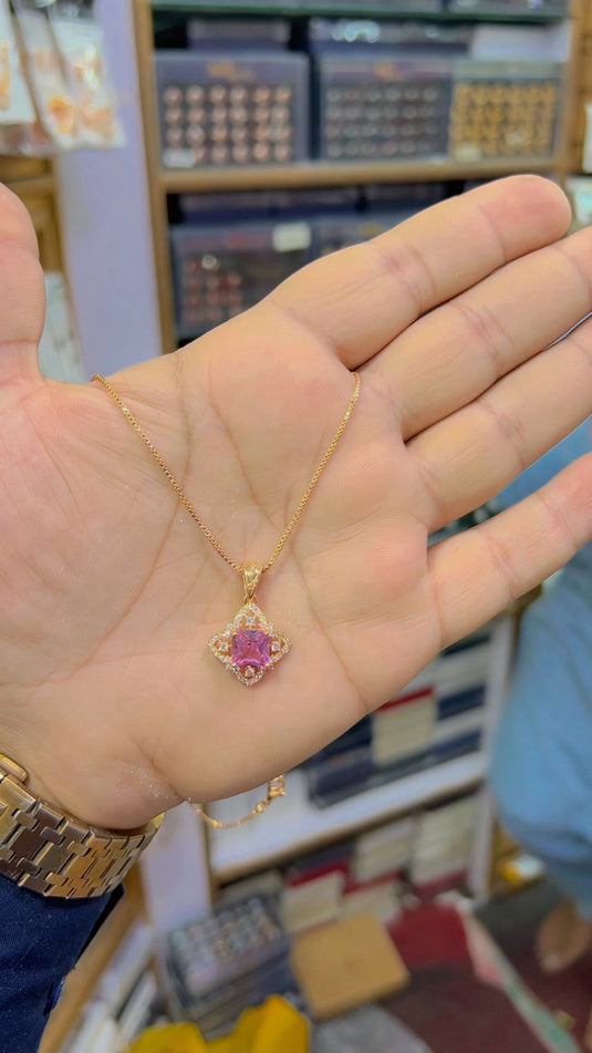 1 carat (Zircone) Locet chain (Lc50)