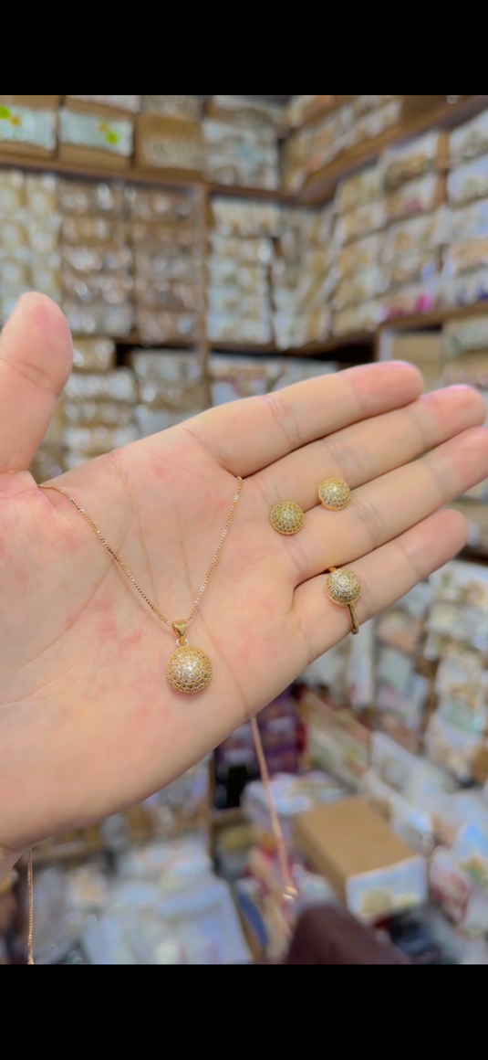 One Carrat Locket set(Ls125)