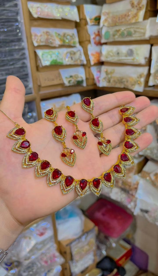 Zircone Necklace Set (Ns092)