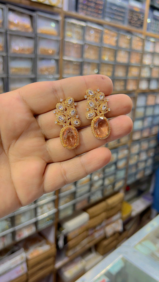 Ad zircone earrings (Er029)