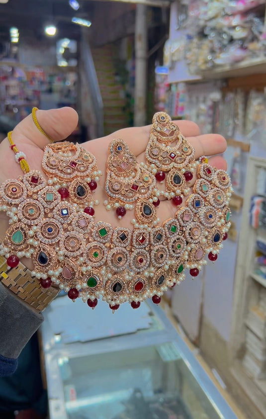 Zircone Necklace set (Ns156)