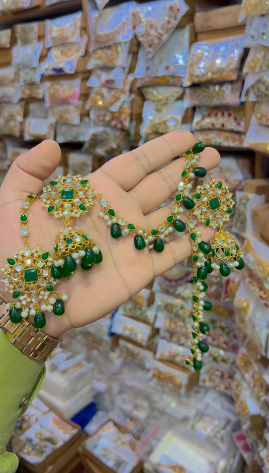 Sharay wali Jhumki + bindiya (Bk23)