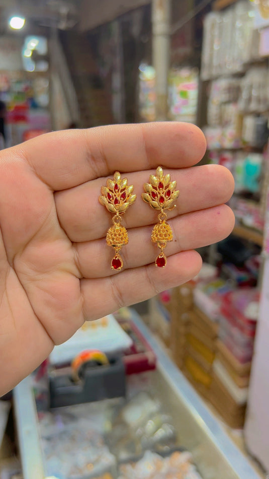 Gold plated earrings (Er04)