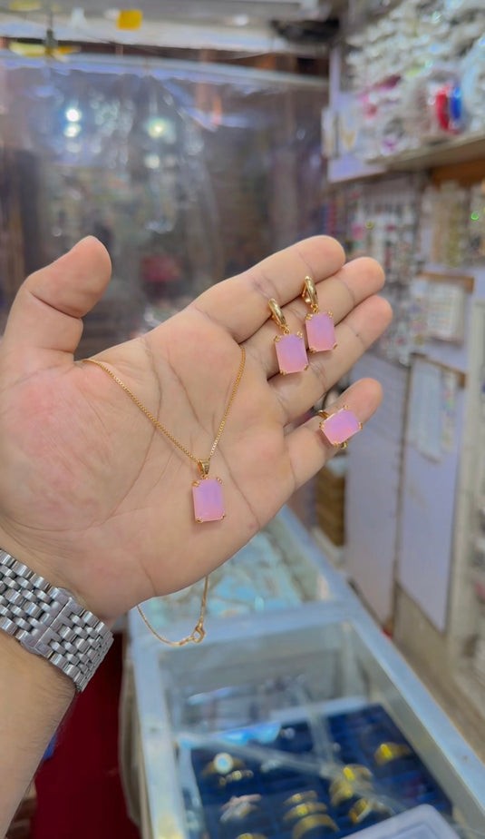 1 carat dublet locet set (Ls237)