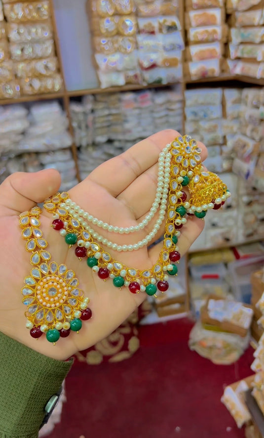 Kundan bindiya + sharay wali Jhumi (Bk21)