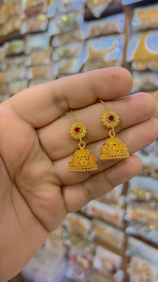 1 carat jhumki (Er35)