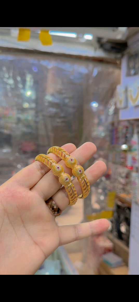 Gold plated Bangles(Bg346)